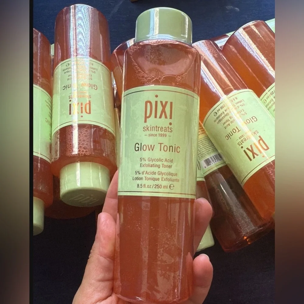 Pixi Glow Tonic 8.5 oz / 250ml – 5% Glycolic Acid Exfoliating Toner – NEW